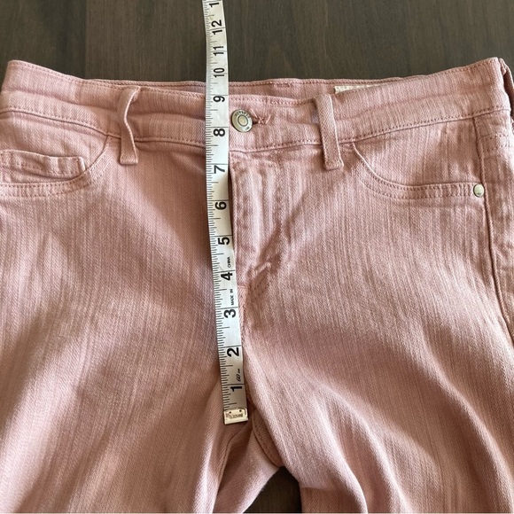 Pistola Pink Denim Cropped Skinny Jean With Side Zip Bottom 28 - Picture 13 of 14